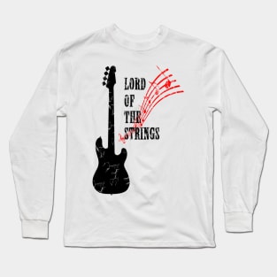 Guitar, Lord Of The Strings Long Sleeve T-Shirt